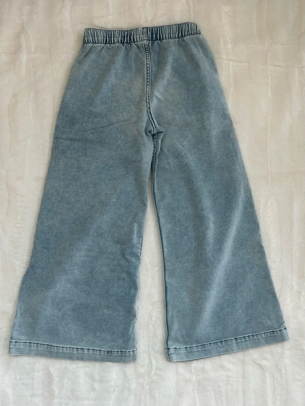 🩵 GAP Kids Easy Wide Leg Baggy Light Blue Low Rise Jeans